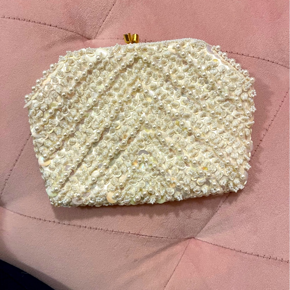 Vintage Beaded Clutch
